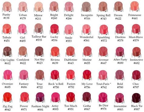 dior lip 018|Dior lipstick color chart.